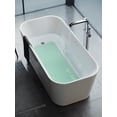 thumbnail image 7 of Bathtub and Shower Mats, Extra Long Non-Slip Bath Tub Mat 39 x 16 Inch, Machine Washable BathMat with Suction Cups & Drain Holes for Bathroom Floor, Clear Pale, 7 of 7