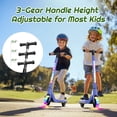 thumbnail image 5 of TST Electric Scooter for Kids, 100W Adjustable Kick Scooter with Flashing Rainbow LED Lights, Up to 8mph&8 Miles, 5 of 6