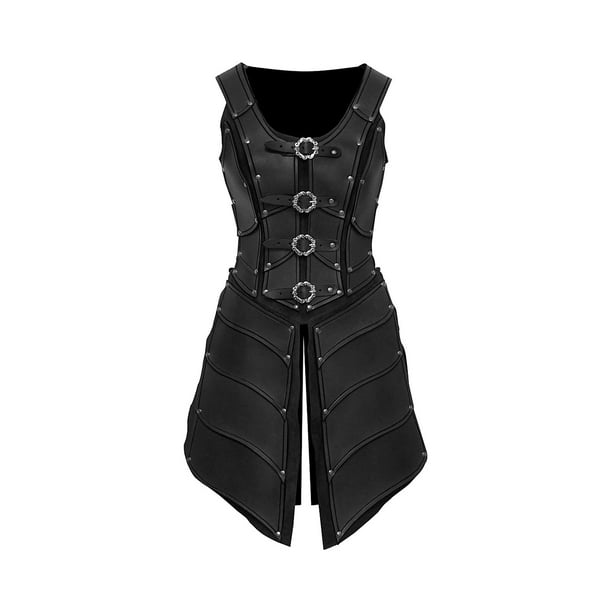 Chaleco Medieval Sin Mangas De Pecho Para Caballero Adultos Hombres Mujeres Negro Yuyangstore Armadura de pecho medieval