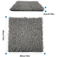 thumbnail image 2 of 6 Pcs Chickens Nesting Box Pads -12×12",Washable Chickens Nesting Pads Artificial Grass Rug Reusable Hens Nest Boxes Pad Chicken Coop Bedding for Laying Eggs (Grey), 2 of 8