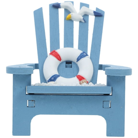 Dollhouse Miniatures Accessories Beach Chair Decoration Office