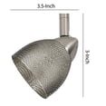 thumbnail image 5 of Benjara BM220751 Round Metal Mesh Shade Track Light Head & Frame, Silver, 5 of 5