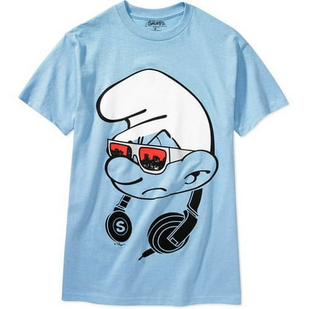 Men's Smurf Big Face Short-sleeve Tee Li