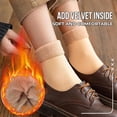 thumbnail image 5 of Snuggly Velvet Winter Thermal Socks, 6/12-Pairs Cozy Thickened Soft Fleece Lined Socks for Men and Women, Extremely Warm Cold Weather Socks for Indoor Outdoor Daily Use, 5 of 8