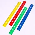 thumbnail image 4 of Masteelf 12pcs  Students Rulers Measuring Ruler Plastic Ruler Reusable Drawing Ruler Office Supplies Students Ruler Small Ruler Office Supplies, 4 of 8