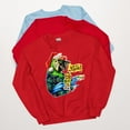 thumbnail image 2 of Good Life Rudolph's Red Nose Egg Nog Ugly Christmas Sweater Sweatshirt Funny, 2 of 4