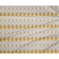 thumbnail image 4 of oneOone Polyester Lycra Yellow Fabric Argyle Check Sewing Material Print Fabric By The Meter 56 Inch Wide, 4 of 4