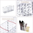 thumbnail image 4 of Almacenamiento de maquillaje Laklulu de 3 compartimentos para perfume, delineador de ojos y lápiz labial., 4 of 5