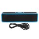 thumbnail image 1 of Altavoz subwoofer inalámbrico portátil Caja de altavoz estéreo Bluetooth para computadoras de teléfonos móviles Azul, 1 of 8