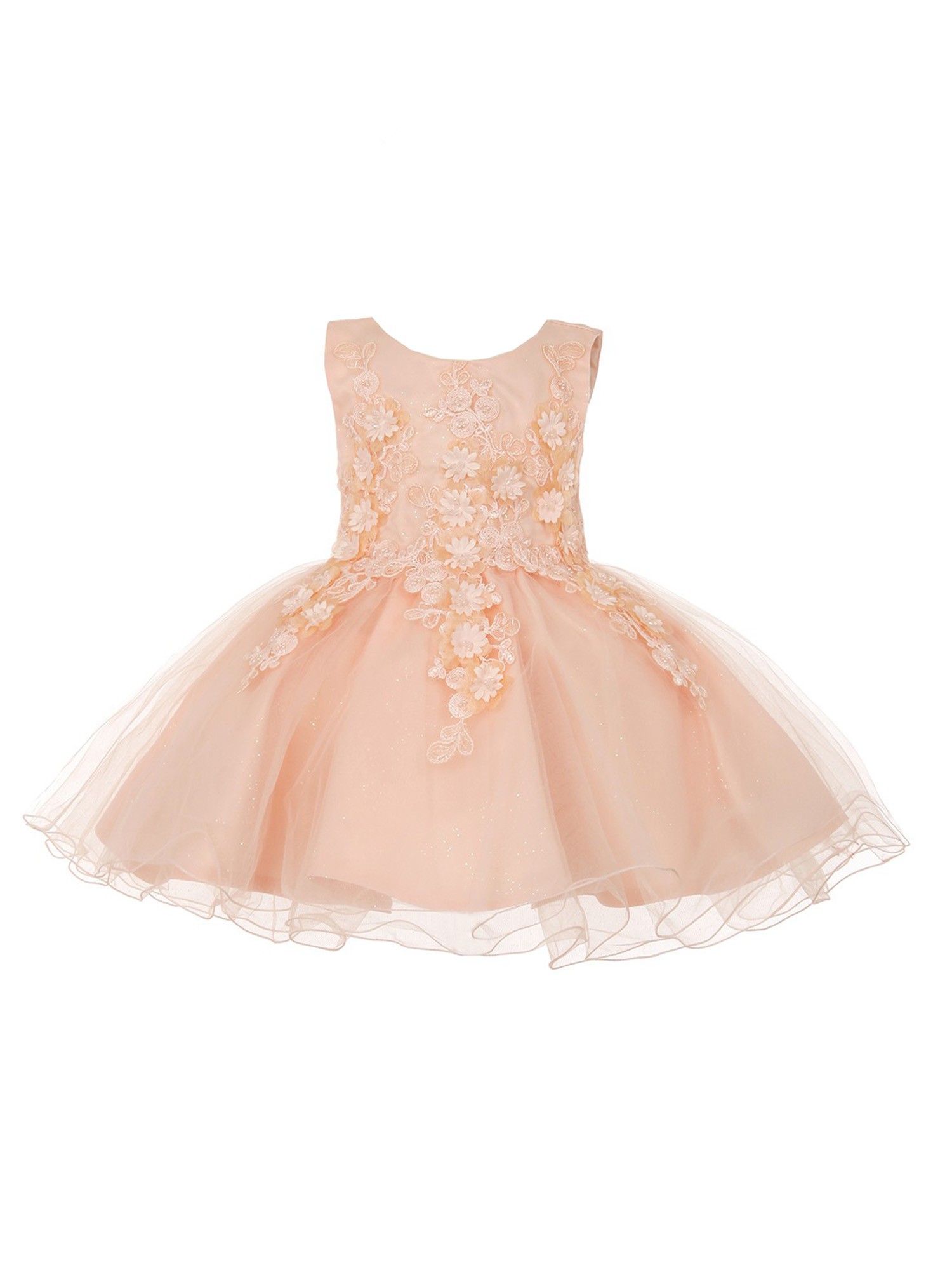 baby girl blush dress