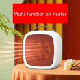 thumbnail image 4 of Calentador personal de cerámica Basics de 500 W con termostato ajustable, color blanco, 4 of 5