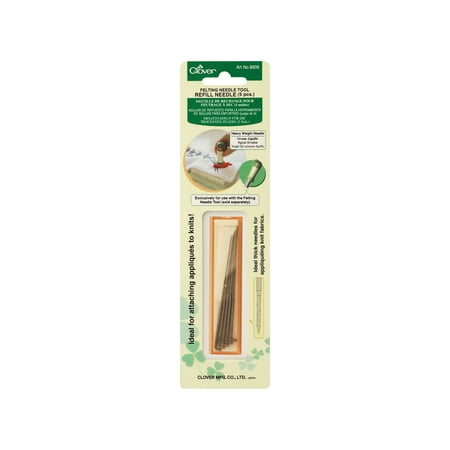 UPC: 0051221557347 | Clover Felting Tool Replacement Needle Heavy-Weight