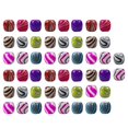 thumbnail image 2 of 50 cuentas para trenzas de cabello, colores surtidos, anillos de moda para trenzar el cabello. 13 mm x 12 mm, 2 of 9