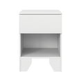 thumbnail image 4 of Boyd Sleep Anzio White Nightstand with Smooth Glide Drawer - Bedroom Side Table With Storage, 4 of 5