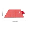 thumbnail image 5 of Guanhe Foldable Outdoor Picnic Blanket, Extra Large Beach Blanket, Lightweight Waterproof Sand Mat, Picnic Blanket 59''x39'' for Beach Camping Hiking, 5 of 6