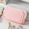 thumbnail image 2 of Tupukom Large Pencil Case Clas*sroom Supplies Large Pencil Pouch Stationery Pen Bag Makeup Bags for Travel Office College Supplies Gifts for Ki-ds, 2 of 6