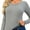Gray, variant on Long Sleeve T Shirts for Women Ribbed Knit Basic Tops Casual Slim Fitted Tee Tshirts