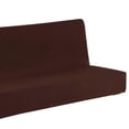 thumbnail image 4 of Sofá todo Sofá de cubierta asiento a prueba de polvo elástico marrón Sunnimix Sin apoyabrazos Sofá Cubierta antipolvo, 4 of 7