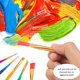 thumbnail image 4 of Juego de pintura artística, paleta de pintura plástica, suministros de herramientas de bricolaje para dibujo de jardín de infantes para niños, 4 of 8