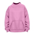 thumbnail image 4 of Sweaters For Women Oversized Turtleneck Pullover Long Sleeve Fleece Lined Sweatshirt Thick Soft Cotton Polyester Solid Color Fall Winter Top Xl Womens Sweaters, 4 of 5