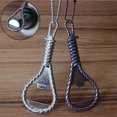 thumbnail image 1 of Naierhg Zinc Alloy Rope Keychain Shaped Beer Bottle Opener Kitchen Bar Restaurant Tool, 1 of 8