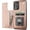 Rose Gold, variant on REQO Compatible with Samsung Galaxy A52 Wallet Case with Card Holder, PU Leather Kickstand Card Slots Case, Double Magnetic Clasp and Durable Shockproof Cover 5G 6.5 Inch