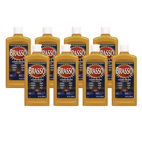 BRASSO Metal Surface Polish 8 oz Bottle 89334