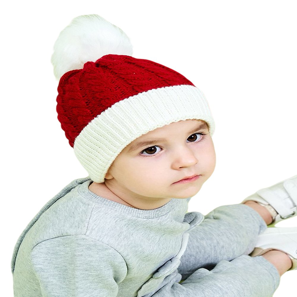 Bonnet Enfant Hiver Avec Rabats Oreilles - Tricoté Chaud, Capuche, Garçon Fille, Mignon
