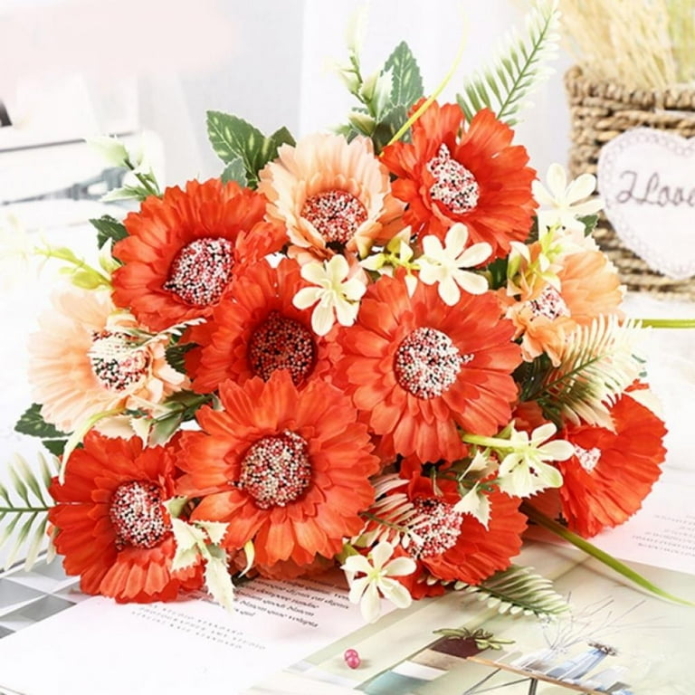 White Gerbera Daisy Centerpieces