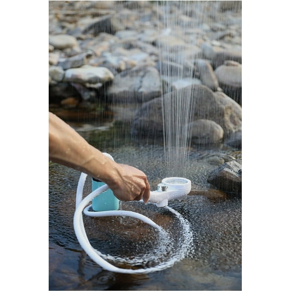 Rbaofujie Rain Shower Head Outdoor Mobile Shower Household Dormitory Rural Rental Electric Self Suction Portable Shower Charging Shower Shower Head with Handheld