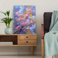 thumbnail image 5 of Pink Cherry Blossom Spring Branch Canvas Print Wall Art for Living Room Bedroom Office Cafe, 5 of 8