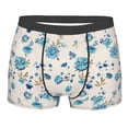 thumbnail image 5 of Uemuo Rose Flowers Pattern Men's Boxer Briefs,Trunk Anti-Chafing,Comfortable, Durable, and Stylish Underwear-XX-Large, 5 of 9