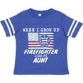 thumbnail image 3 of Inktastic When I Grow up I want to be a Firefighter Like my Aunt Boys or Girls Toddler T-Shirt, 3 of 5