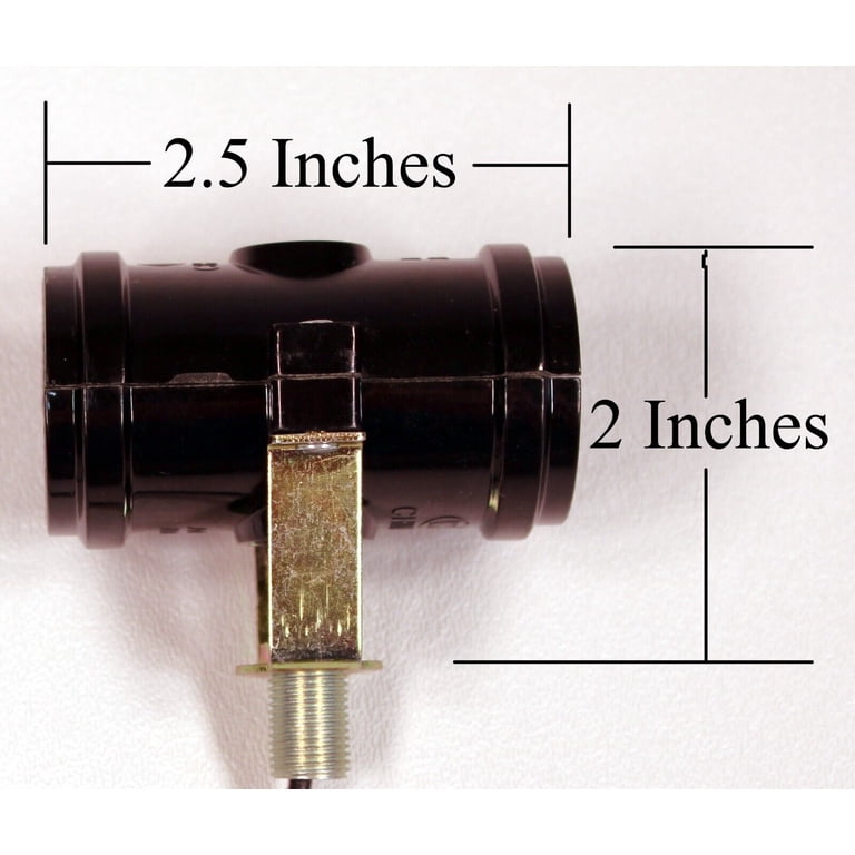 Medium Base E26 Double Light Fixture Socket – Phenolic Standard Twin Cluster Socket With 1/8 IP Bracket, 250V 250W Rated