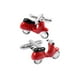 thumbnail image 1 of Gemelos de Motocicleta Jinwen de Novedad de Metal Regalo Divertido Rojo, 1 of 5