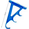 thumbnail image 4 of Soporte para caña de pescar, soporte horizontal para caña de pescar montado en la pared, capacidad para 3 peces, 4 of 5
