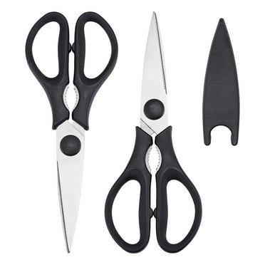 ENOKING 2 Pack Kitchen Scissors, All Purpose Stainless Steel Poultry Kitchen Shears for Food
