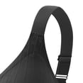 thumbnail image 4 of Smsaxvxz Plus Size Wireless Bras for Women Comfortable Adjustable Straps Push Up Support Front Closure Bra Black, 4 of 5