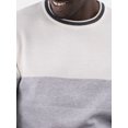 thumbnail image 3 of George Men's & Big Men's Colorblock Crewneck Sweater with Long Sleeves, Sizes S-3XL, 3 of 5