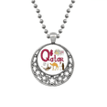 thumbnail image 1 of Qatar National Simbolo patron de referencia Collares Colgante Retro Moon Stars Jewelry Unbranded M, 1 of 3