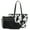 A-Cow Black, variant on Montana West Purses for Women Tote Bag 3Pcs Set Leopard Print Satchel Handbags