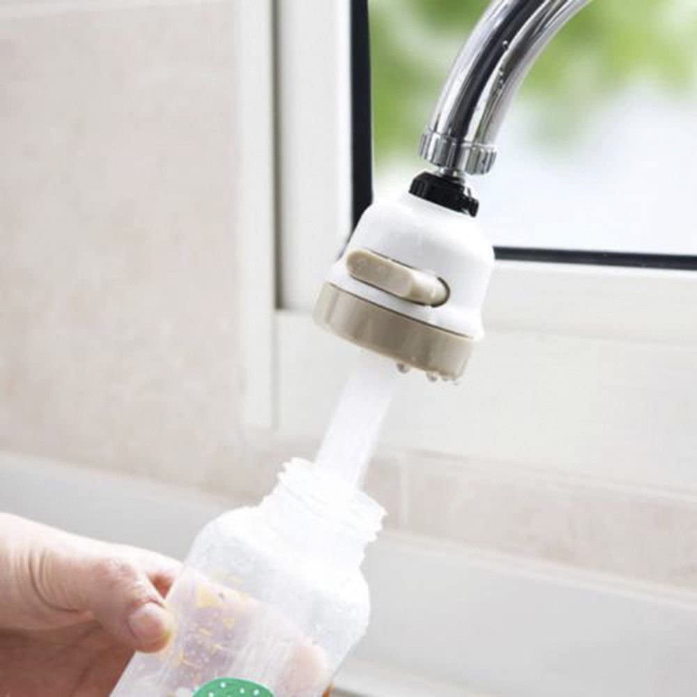 Faucet Sprayer 360° Rotatable Adjustable Durable Home Kitchen Water Filter Tap Flexible Water Saving Faucet Sprayer 
