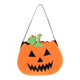 thumbnail image 1 of Bolsas De Tela No Tejida De Halloween Bolsas De Cubo De Regalo De Dulces De Halloween Goodie Tote Treat Basket Buggy Bag Decoración Para Home Party Halloween 13.8 * 11.8In (Serie De 7) Eigraketly HA027262-05, 1 of 7