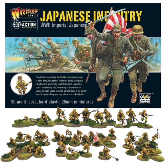 Bolt Action Imperial Japanese Infantry WLG WGBJI02