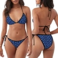 thumbnail image 6 of Ratiio Nautical Anchors Pattern Women's Two Piece Bikini Swimsuit - Adjustable Tie Bikini Set Sexy & Comfortable Beach Swimwear, 6 of 7