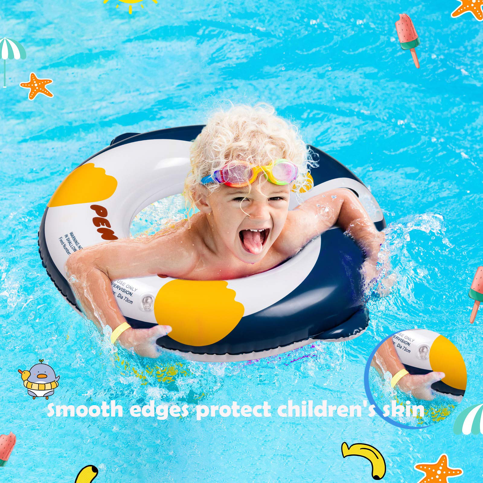 Details about   Swimming Pool Buoy Swim Training Tool For Adult Children Swimming Pool Access US 
