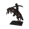 thumbnail image 5 of Nifao Wooly Chaps Bronze Statue by Remington Handcrafted in Detailed Bronze – Bronze Statue, Western Art, 19"L x 11"W x 23"H, 5 of 16