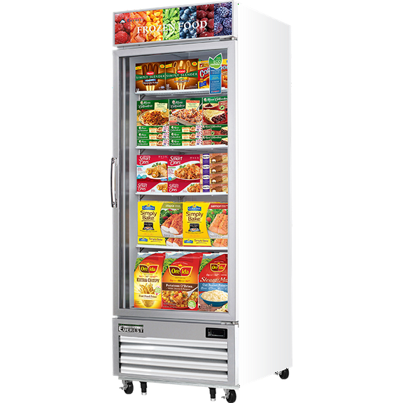 Everest Refrigeration EMGF23 Reach-in Merchandising Freezer 1 Glass Door, 115v, NSF - 23 cu. ft.