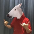 thumbnail image 3 of Rubber Horse Head Mask for Halloween Costume, Realistic Animal Mask for Adults, Durable & Lightweight Pranks Party Accessories, Funny Costume Prop for Themed Parties & Comedy Skits, 3 of 6