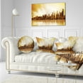 thumbnail image 3 of Designart Seattle Panorama - Landscape Photography Throw Pillow - 12x20, 3 of 5